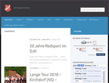 Tablet Screenshot of djk-radsport.de
